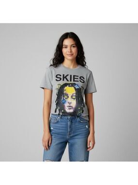 Lil Skies Spencer’s Grey Graphic Unisex T-Shirt Size Small 100% Cotton